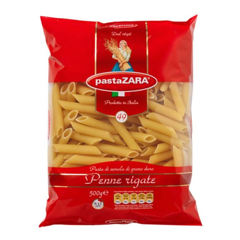 Zara pasta penne rigate 500gr