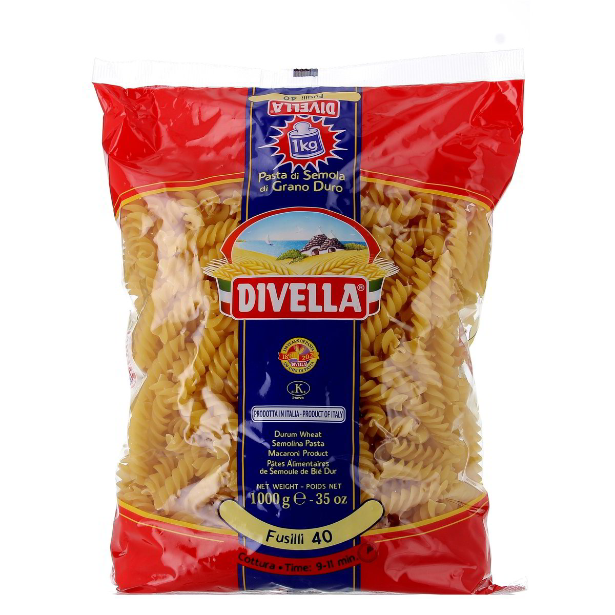 Divella pasta fusilli, 1 kg