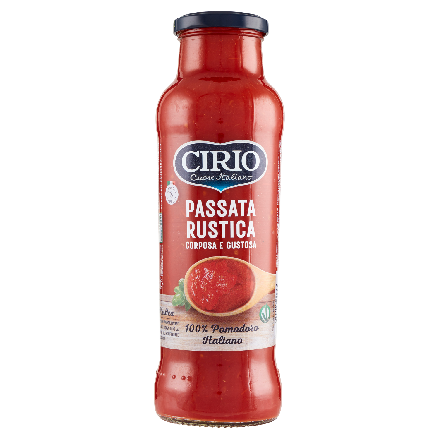 Cirio passata rustica 100x100 pomodoro italiano 680Gr